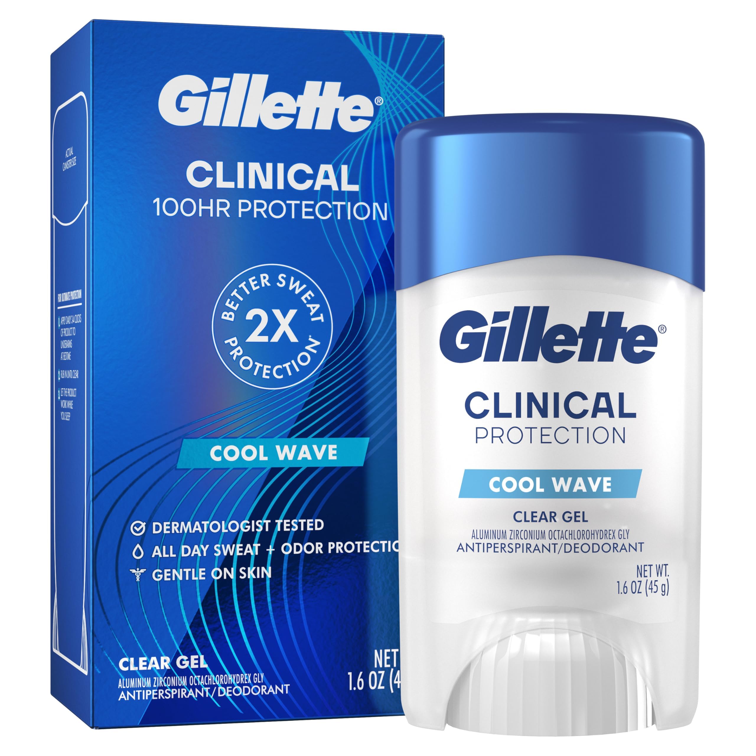 Gillette clinical no white marks on dark shirt showing discreet wear benefit