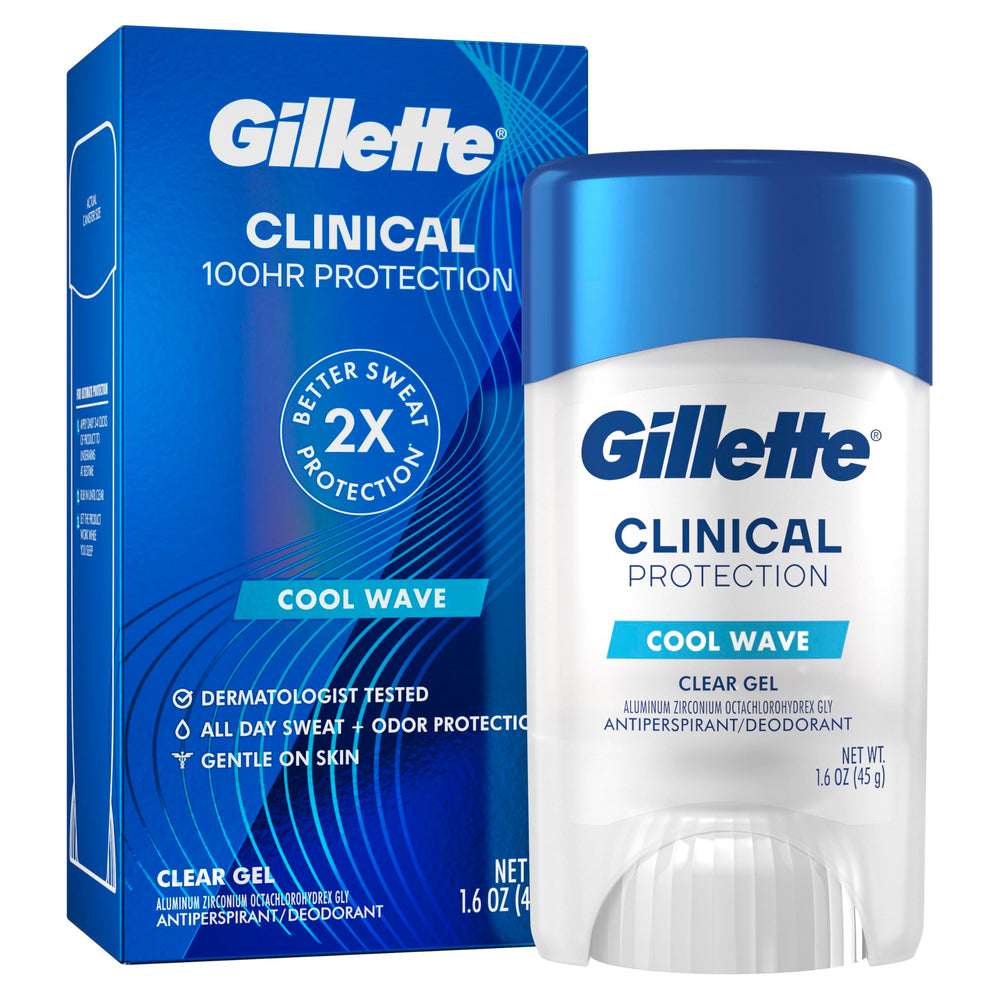 Gillette clinical no white marks on dark shirt showing discreet wear benefit