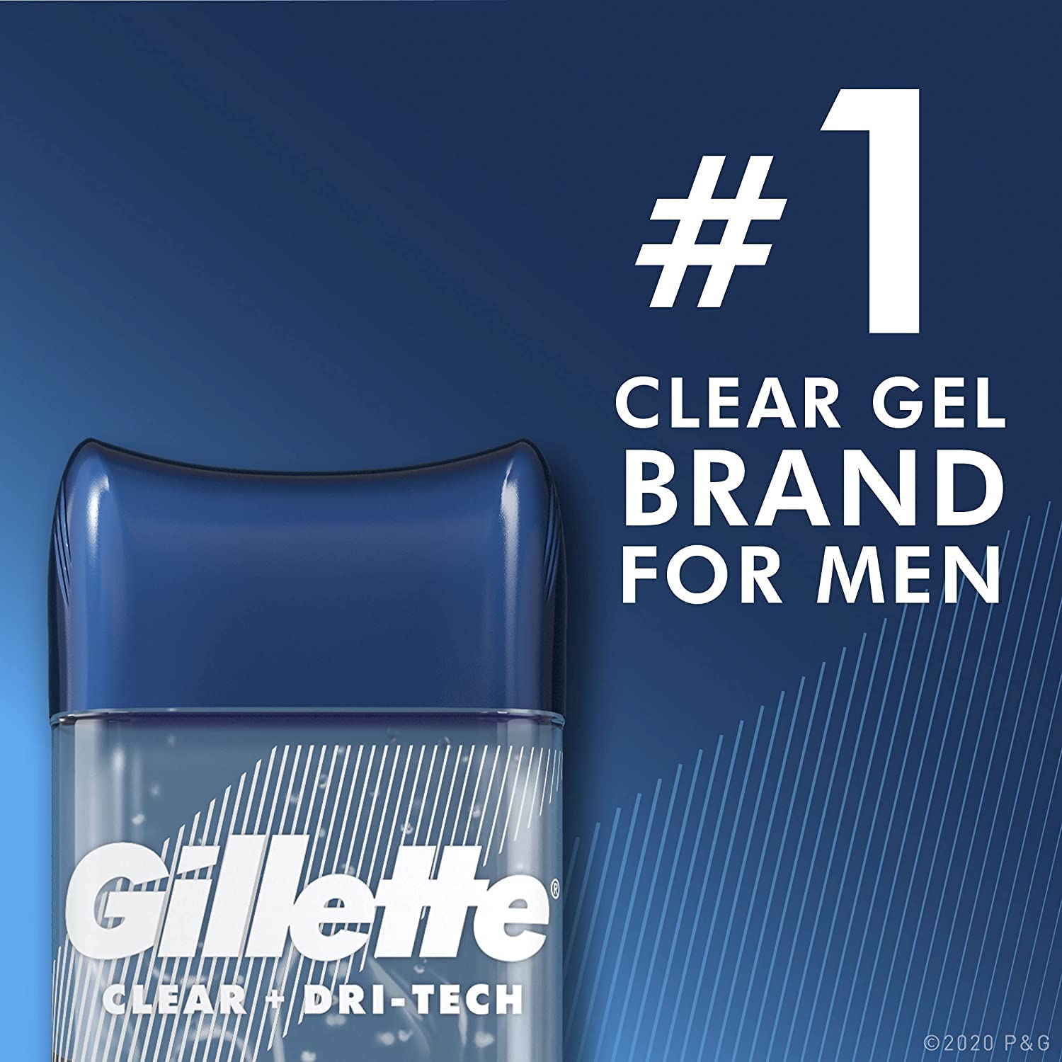 Gillette endurance clear gel label closeup highlighting product details