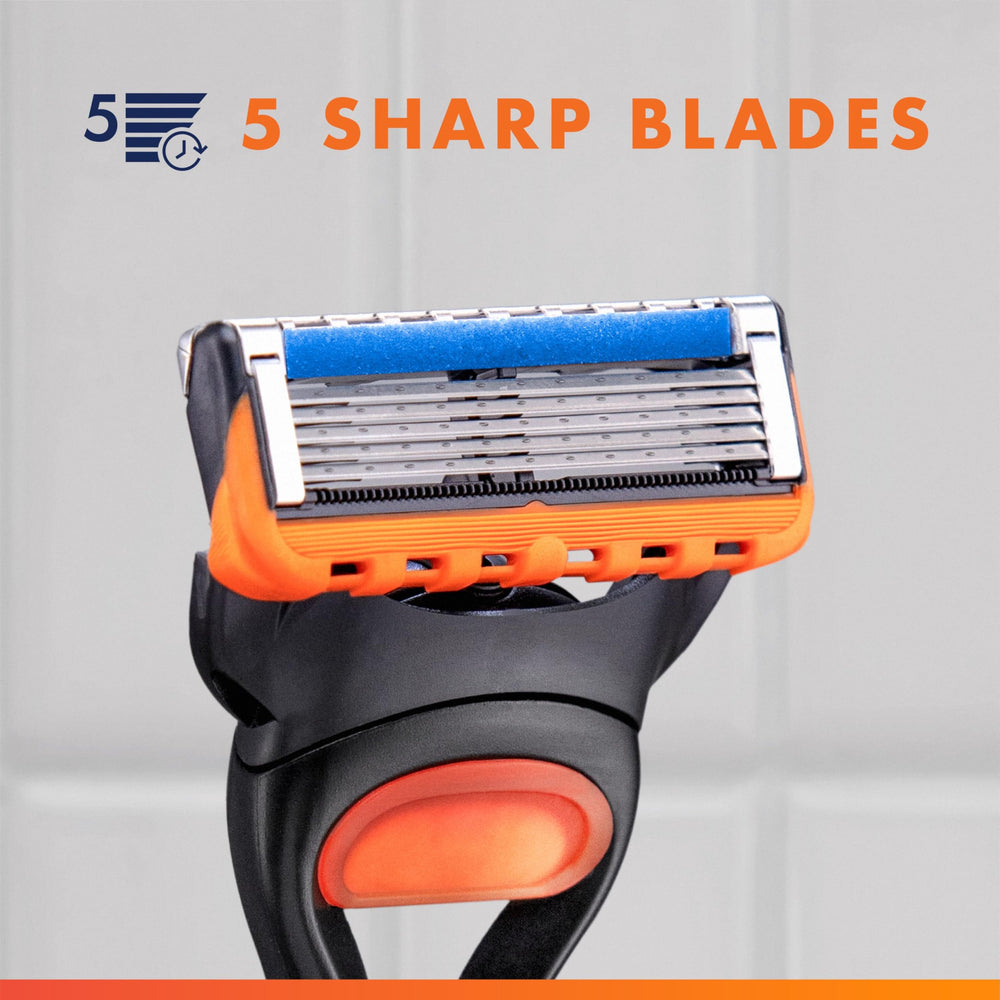 Gillette Fusion5 precision trimmer back view for detailing under nose and around edges
