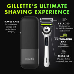 Gillette Labs close-up of exfoliating bar illustrating gentle lift benefit