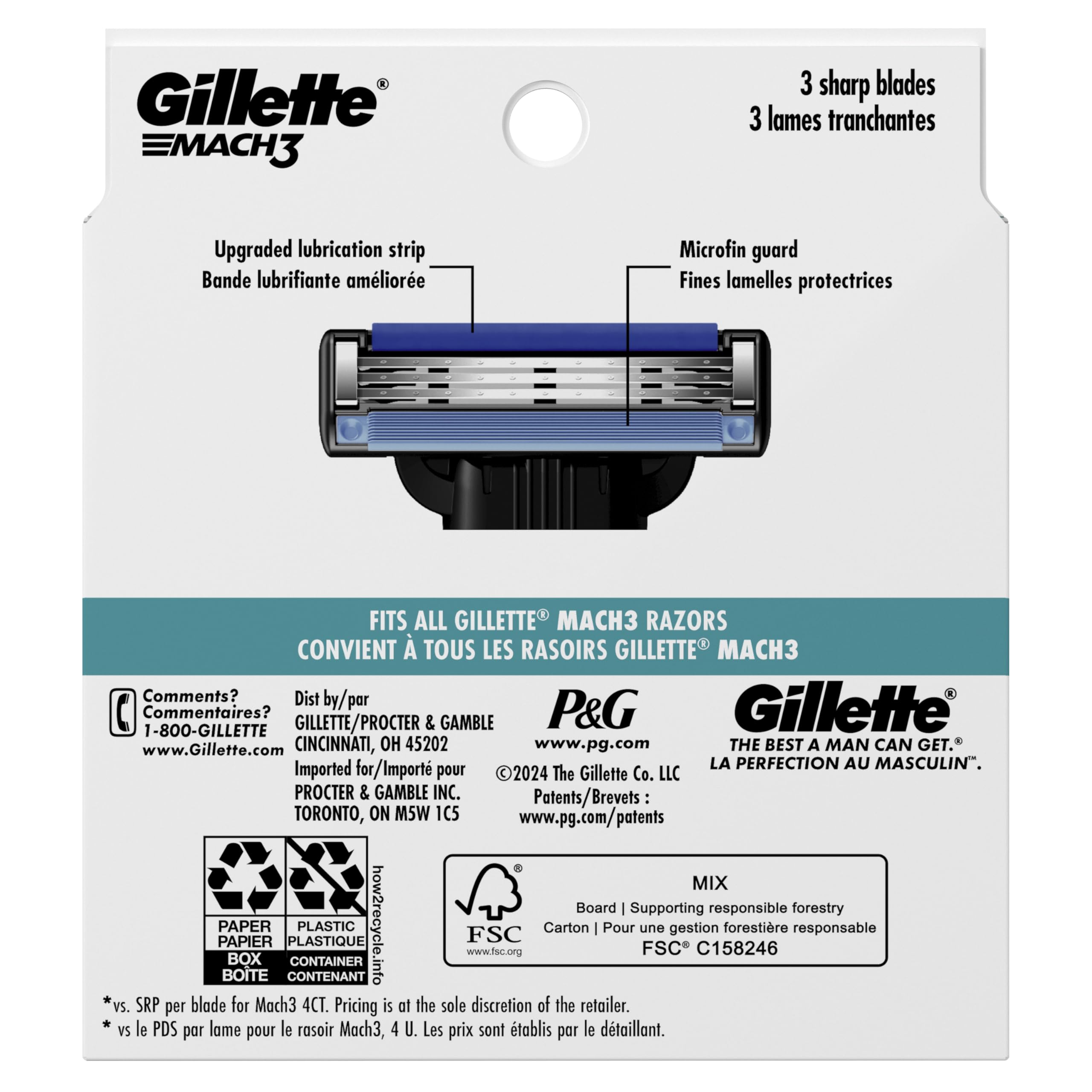 Gillette Mach3 in a bathroom setting portraying everyday grooming convenience