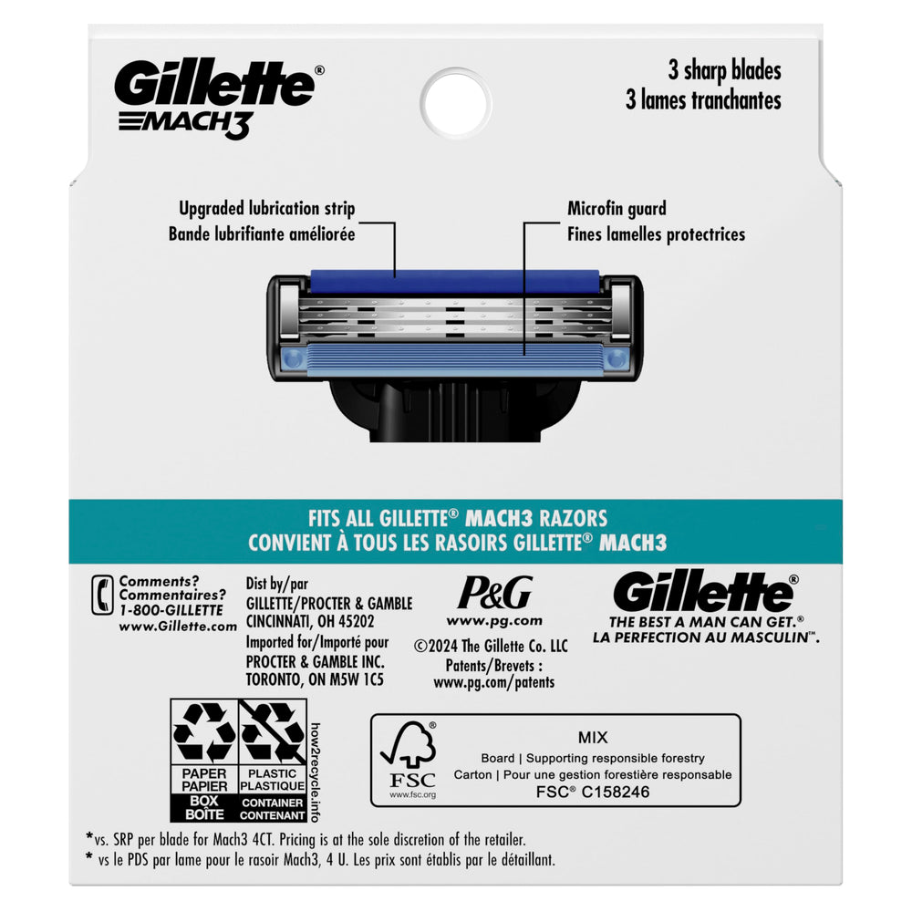 Gillette Mach3 in a bathroom setting portraying everyday grooming convenience