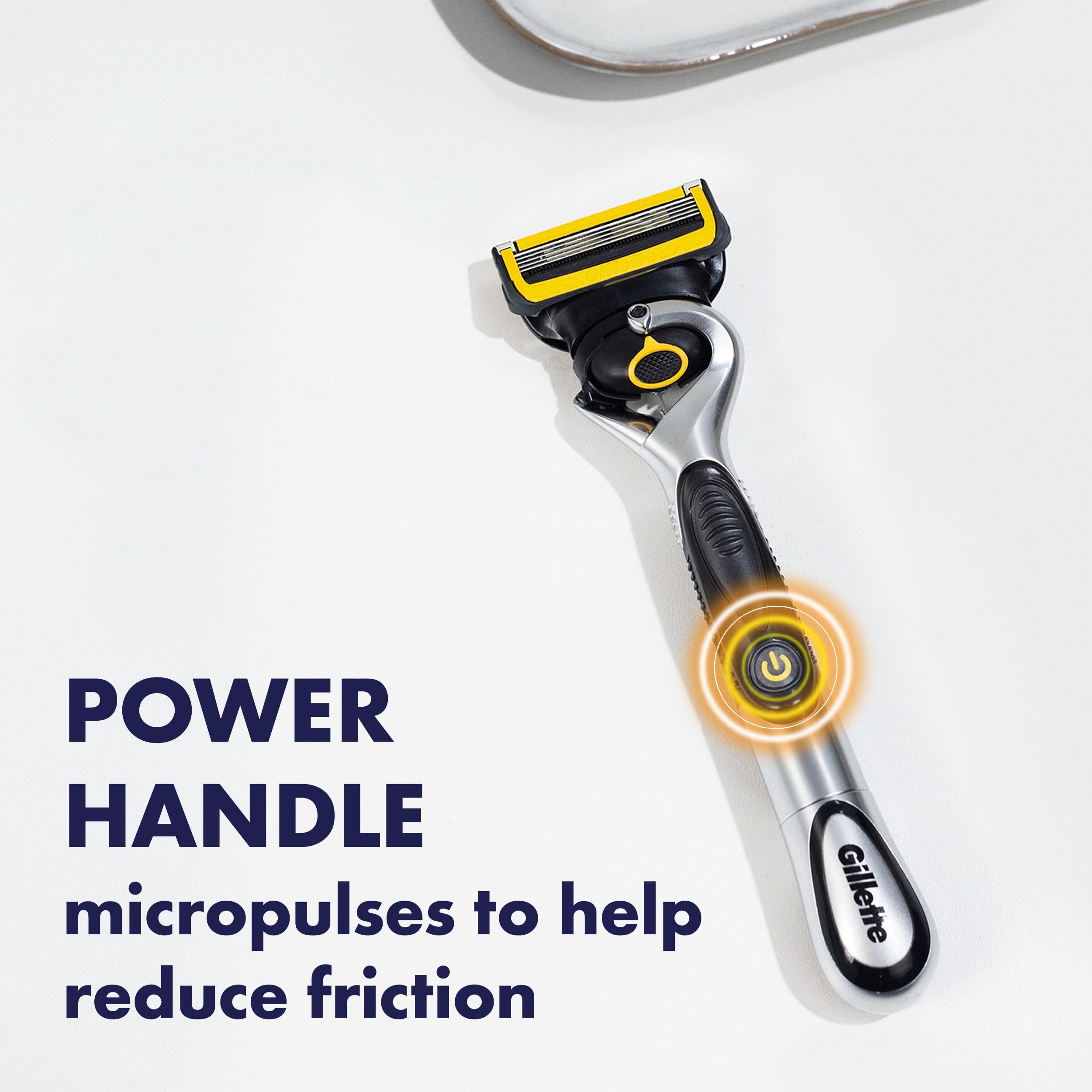 Gillette precision trimmer back view enabling accurate detailing and edging