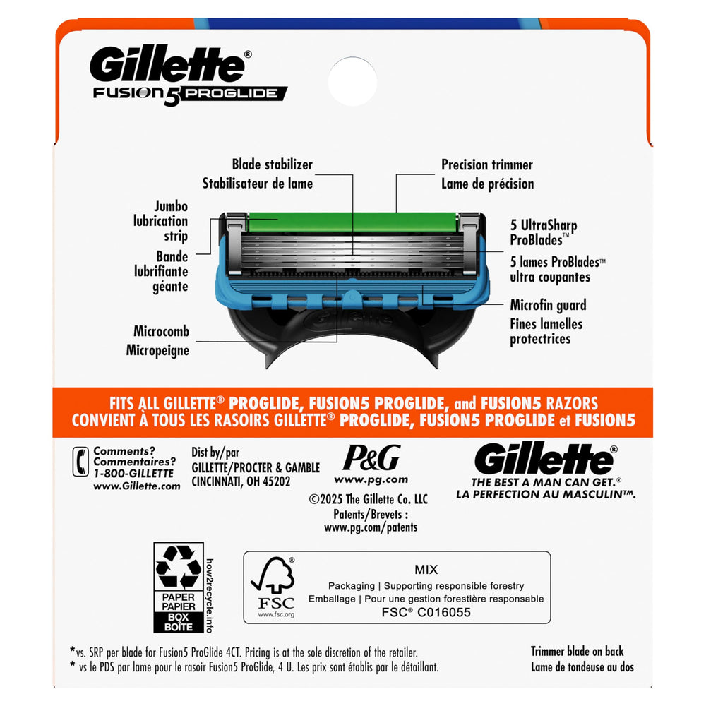 Gillette ProGlide cartridge attached to compatible handle demonstrating easy swap benefit