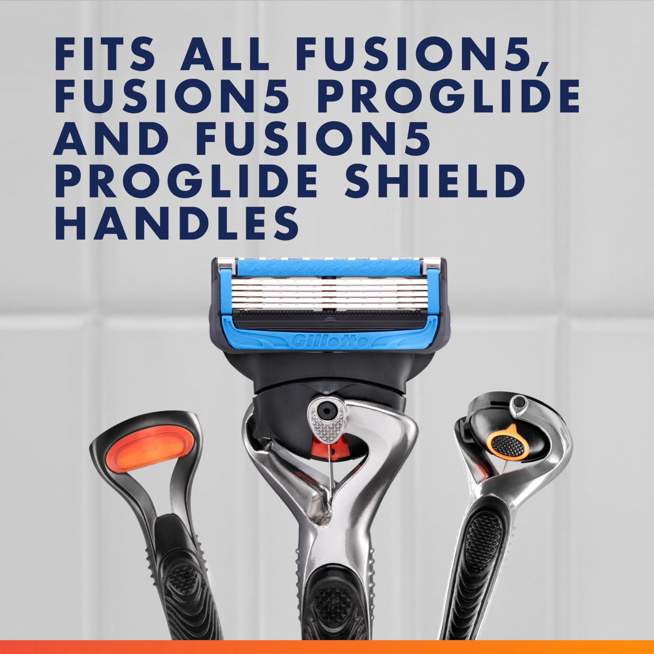 Gillette microfins texture smoothing skin for a closer comfortable shave