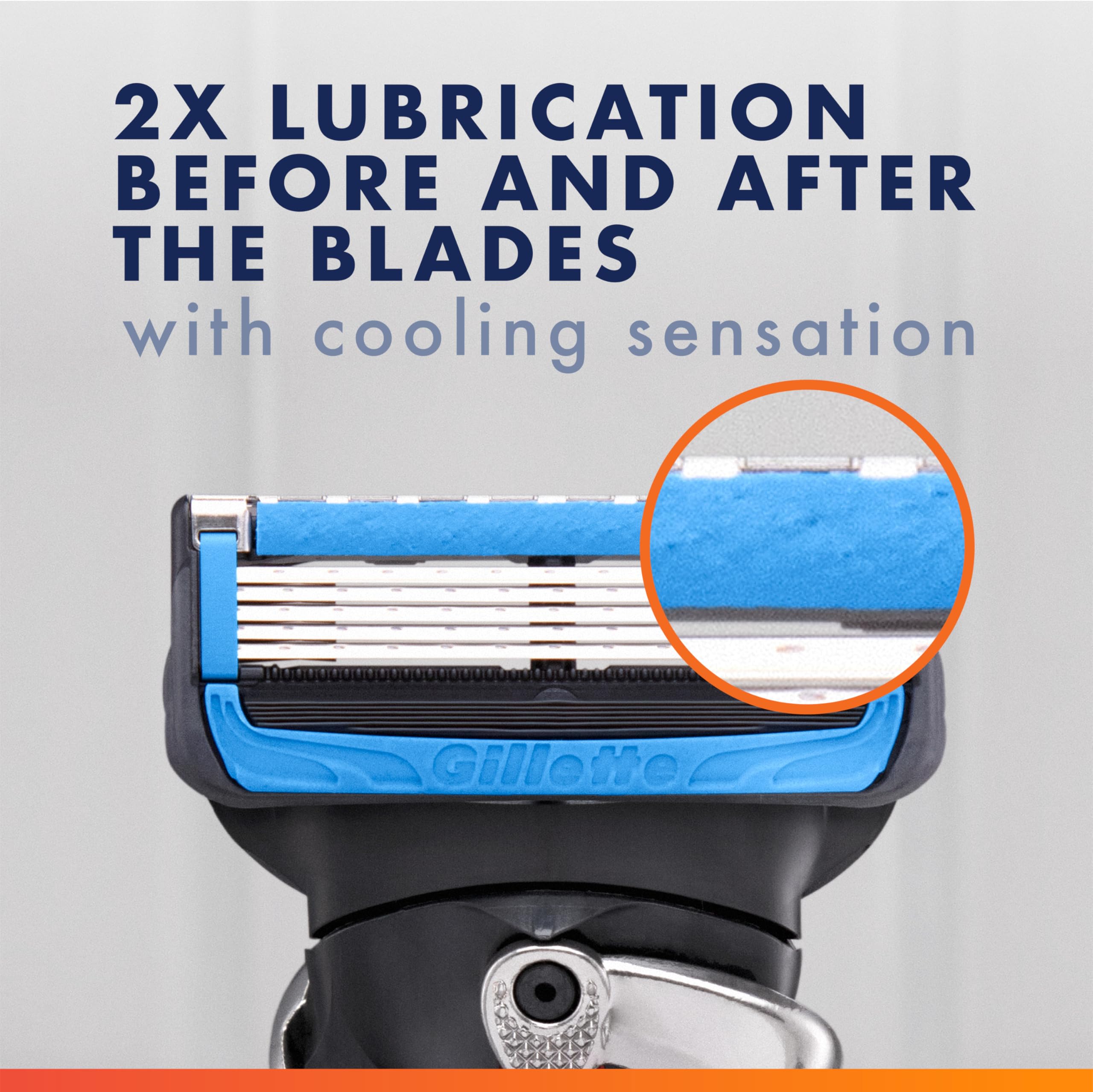 Gillette precision trimmer on cartridge for clean edge and styling