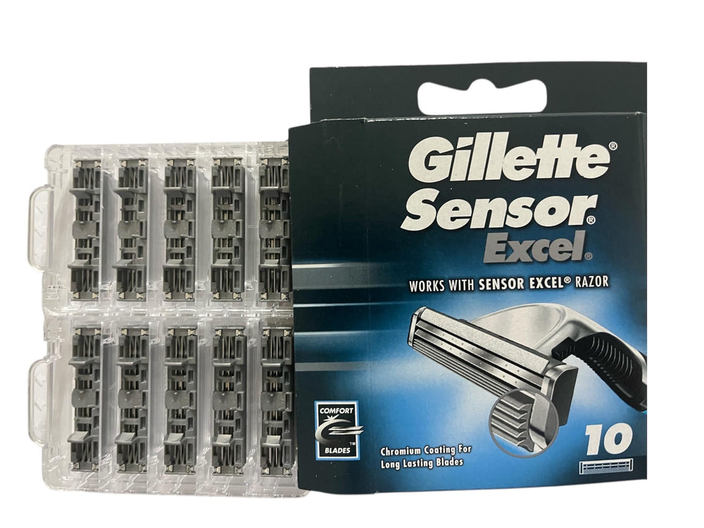 Gillette Sensor Excel close-up of blade head highlighting compact design for precision