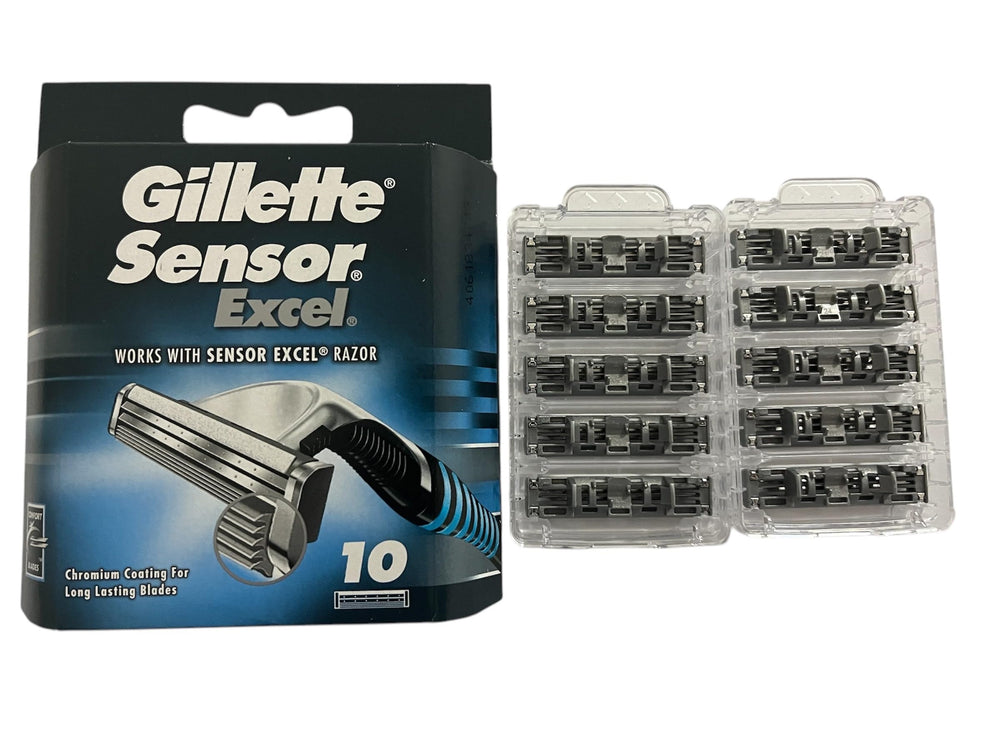 Gillette Sensor Excel in-hand scale shot demonstrating compact head and easy handling benefit