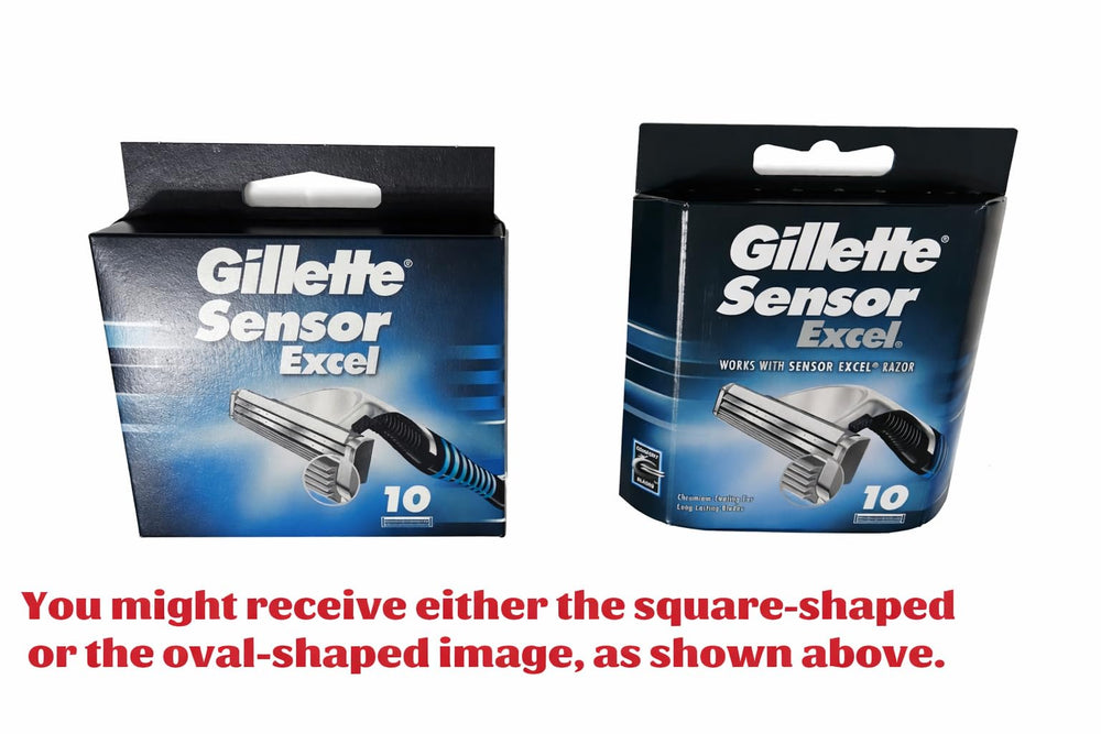 Gillette Sensor Excel lifestyle image with user shaving showcasing smoother, controlled shave benefit