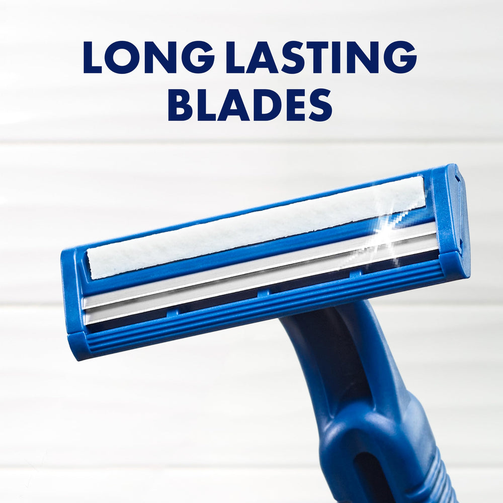 Gillette Sensor2 disposables laid out to show full 18-razor pack contents