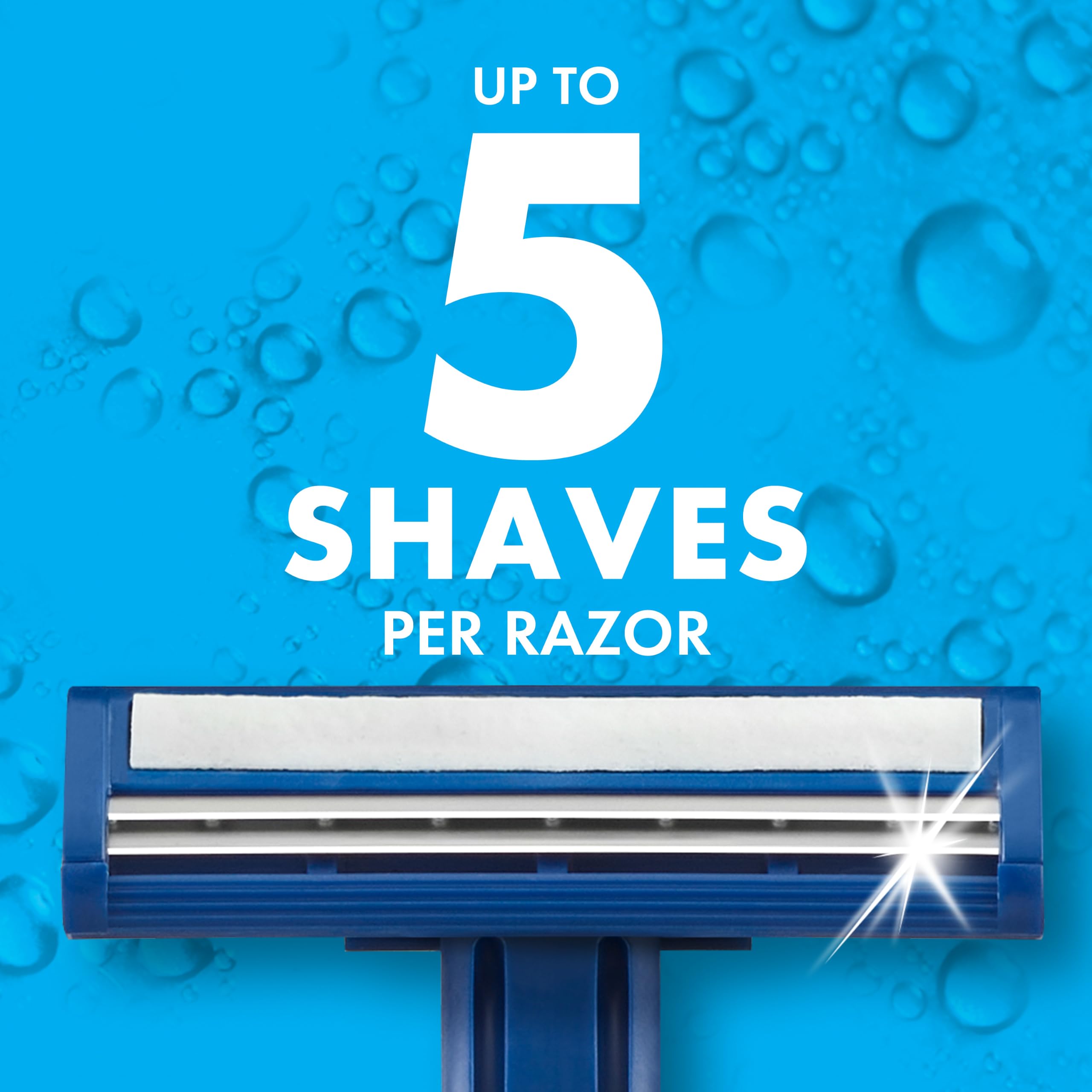 Gillette Sensor2 blade edge macro highlighting chromium coating longevity