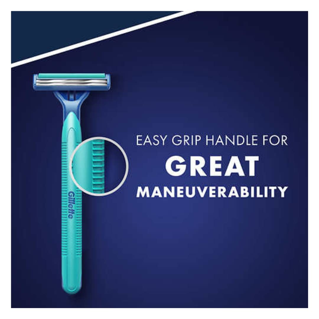 Gillette Sensor2 Plus held in hand to show compact size and portability