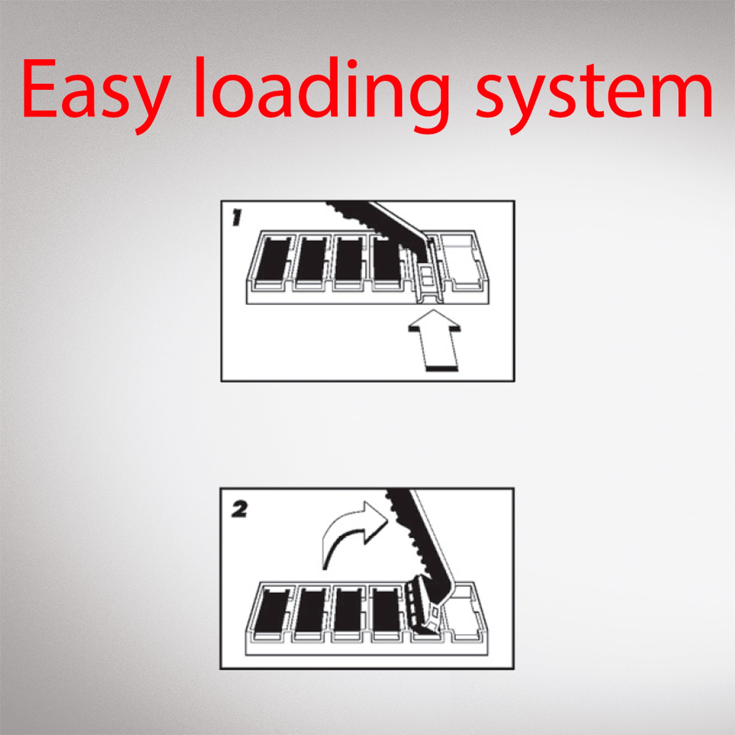 Demonstration of Gillette TRAC II Plus easy-loading system for quick cartridge changes