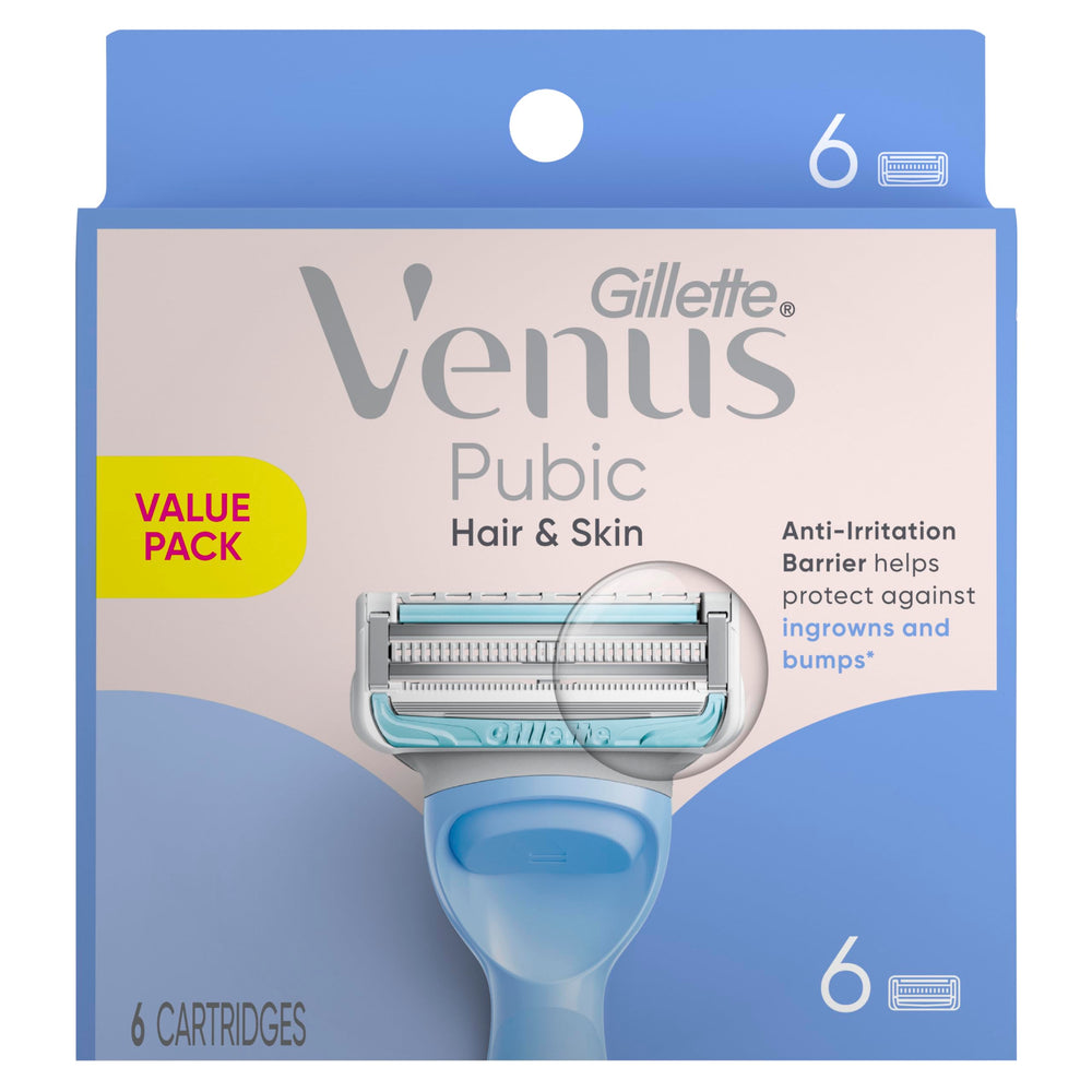 Gillette Venus blade being rinsed to maintain cleanliness and performance