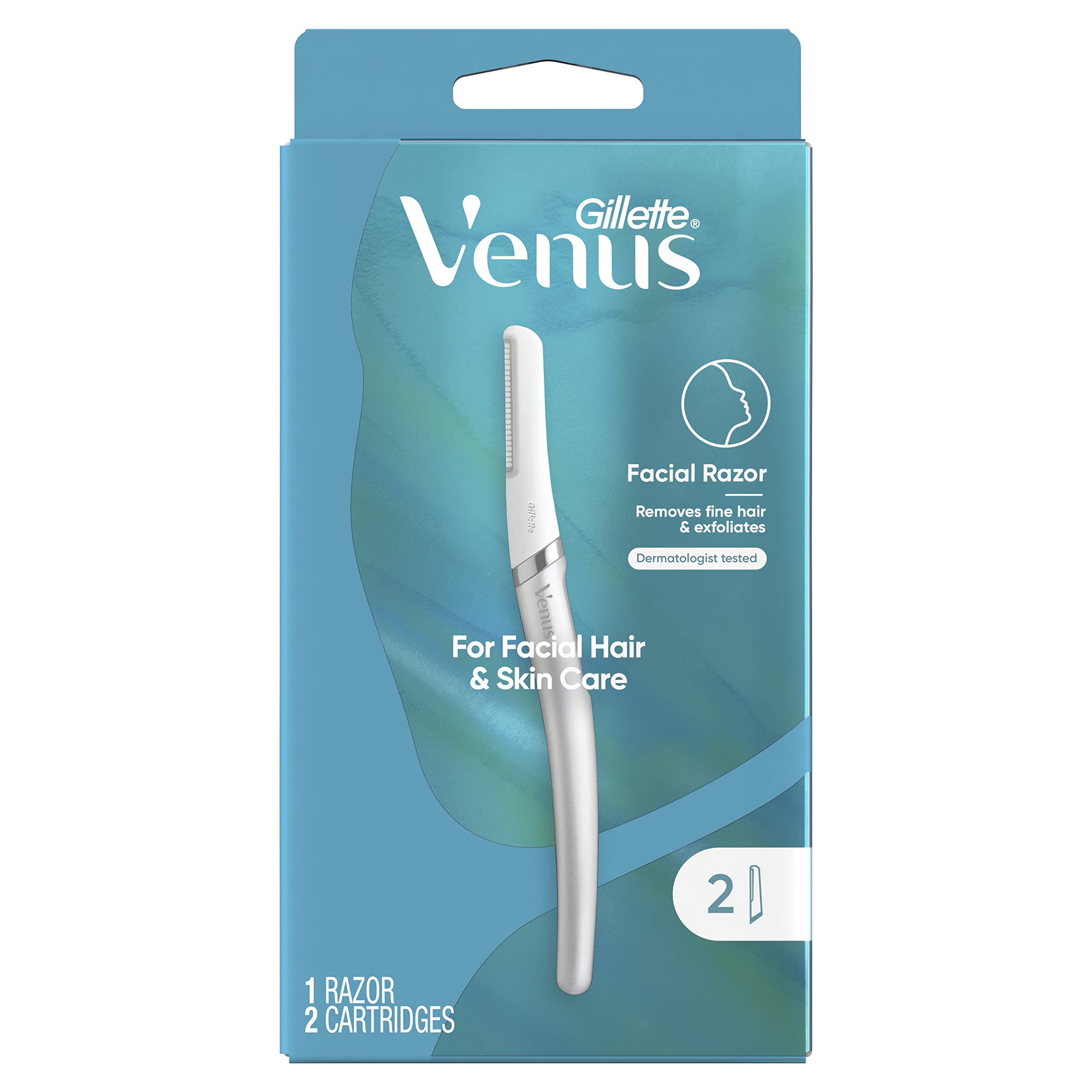 Gillette Venus placed on bathroom counter in lifestyle setting for routine