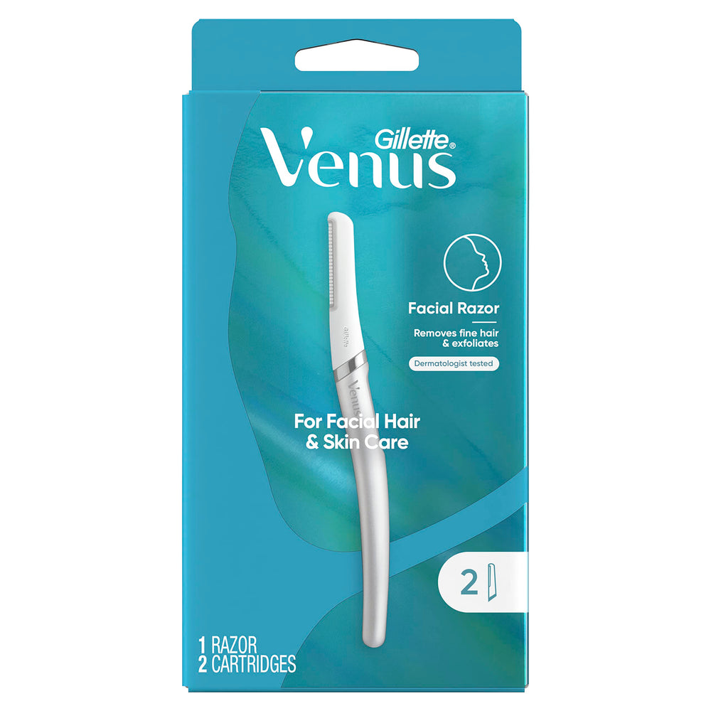 Gillette Venus placed on bathroom counter in lifestyle setting for routine