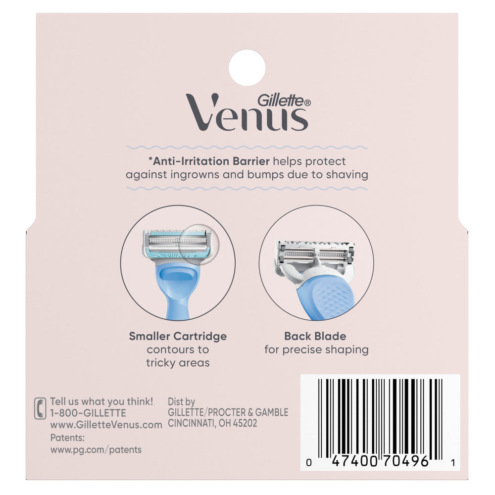 Gillette Venus lifestyle bathroom shelf showing convenient everyday use