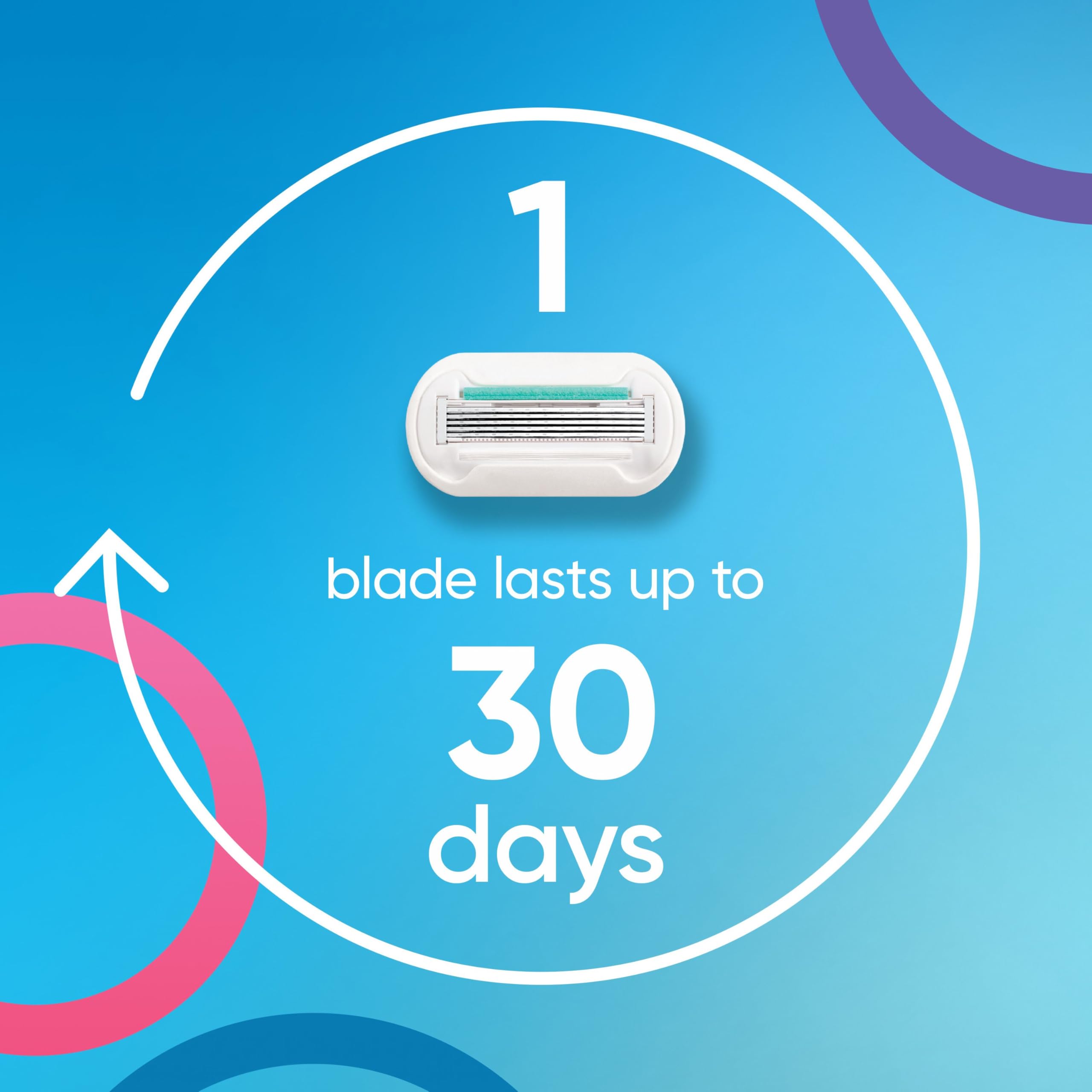 Gillette Venus two blade refills in retail packaging ready to replace