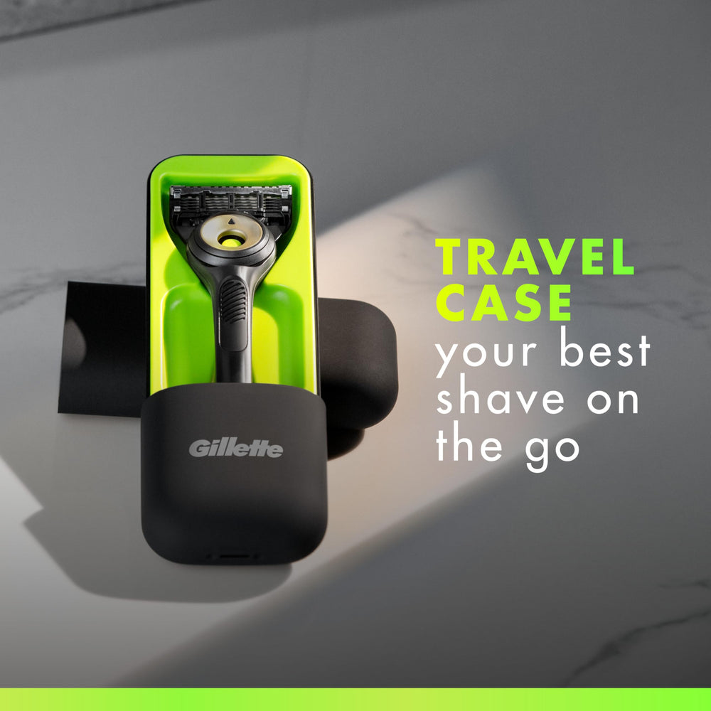 GilletteLabs EverGlide Lubrastrip detail for reduced friction and comfort