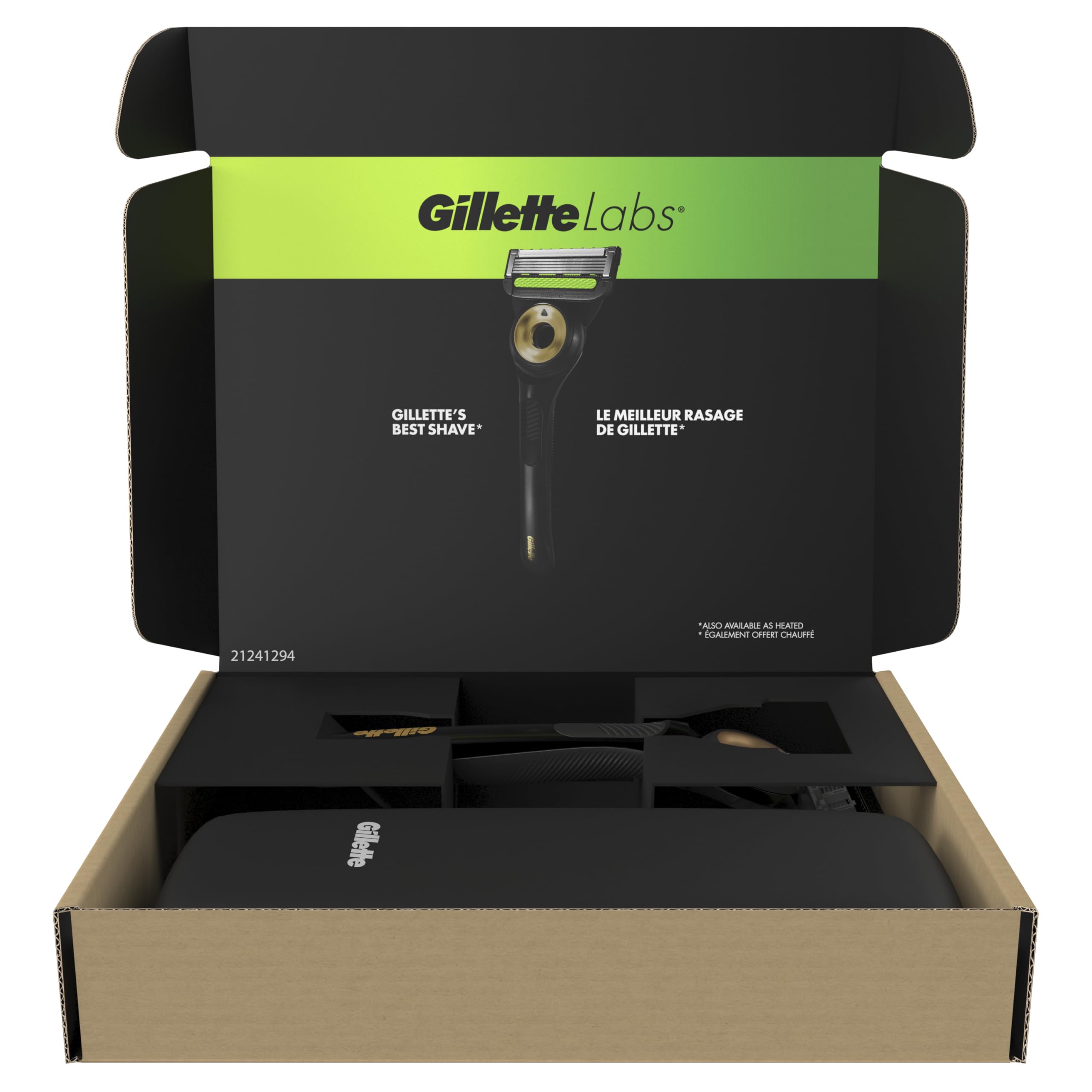 GilletteLabs shaving in action on jawline demonstrating smooth results