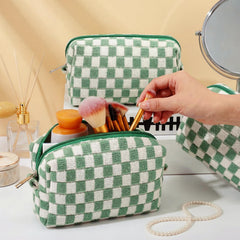 Gilprop open pouch standing on flat base showing interior visibility and access