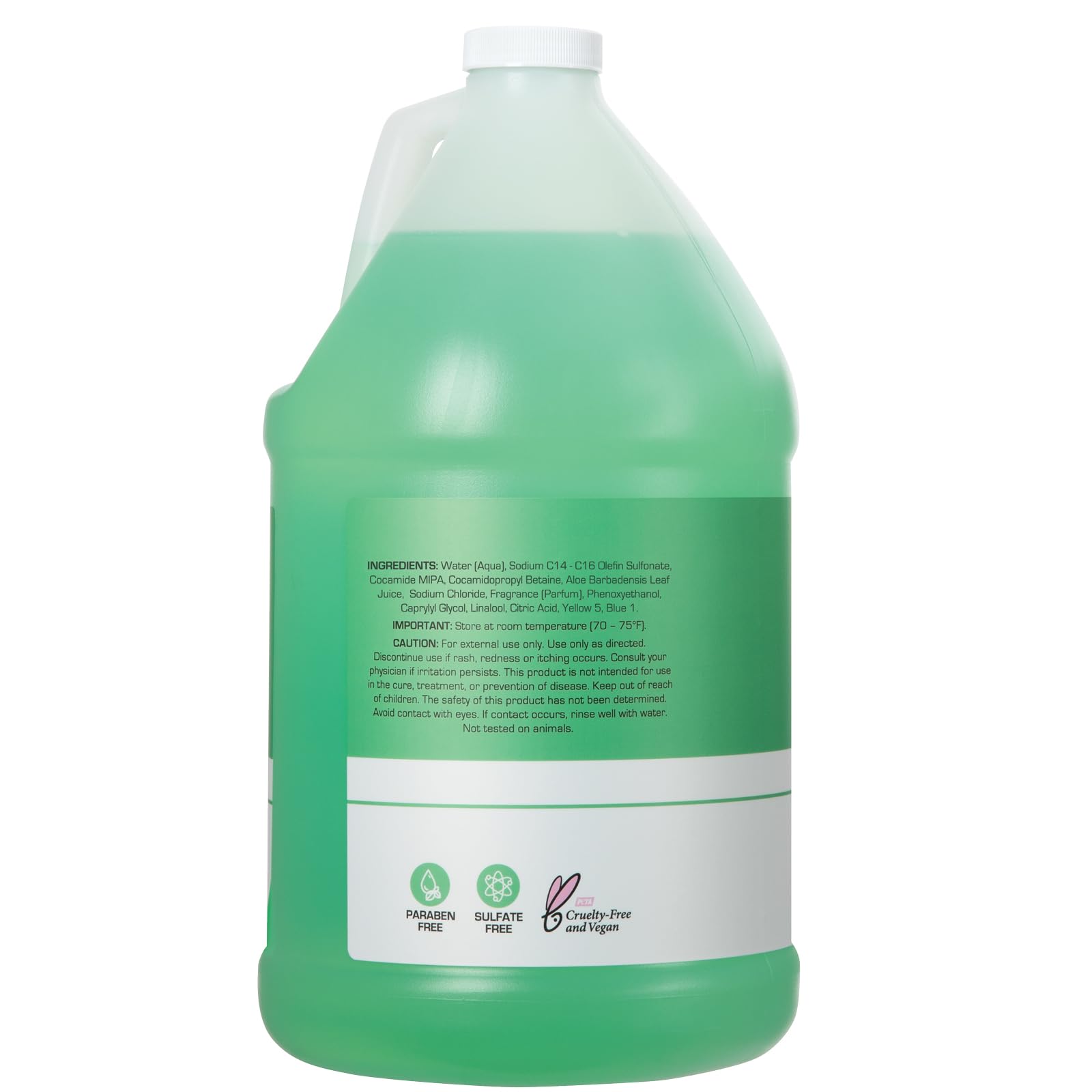 Ginger Lily Farms shampoo lather texture demonstrating gentle hydration