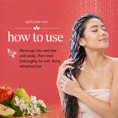 Ginger Lily Farms conditioner in hands demonstrating easy dispensing and smooth consistency