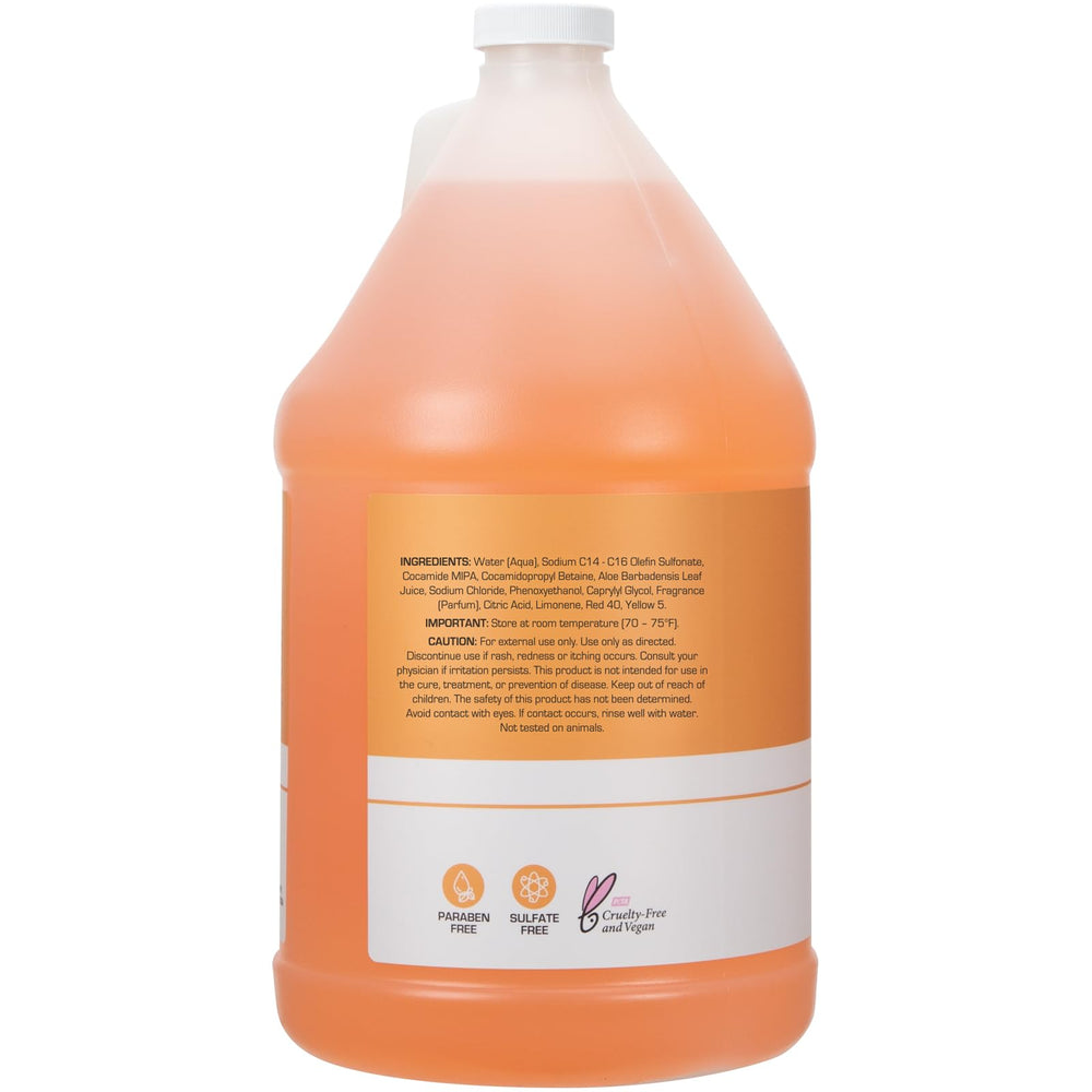 Ginger Lily Farms pouring refill into dispenser in use for fast maintenance
