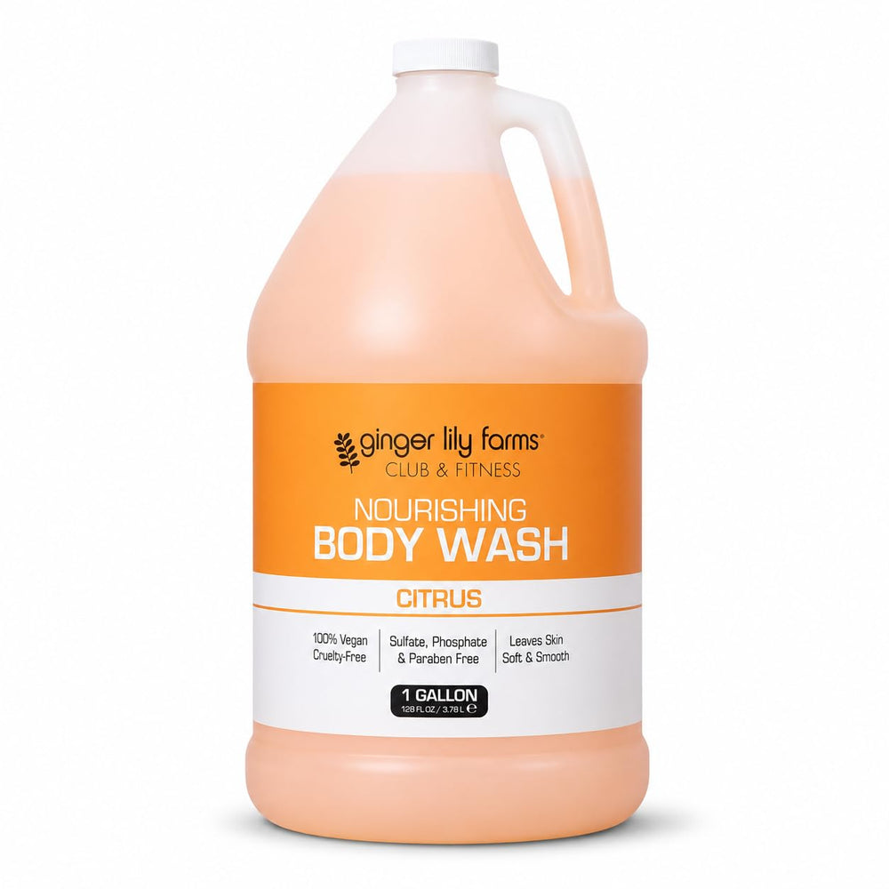 Ginger Lily Farms front label showing product name and benefits