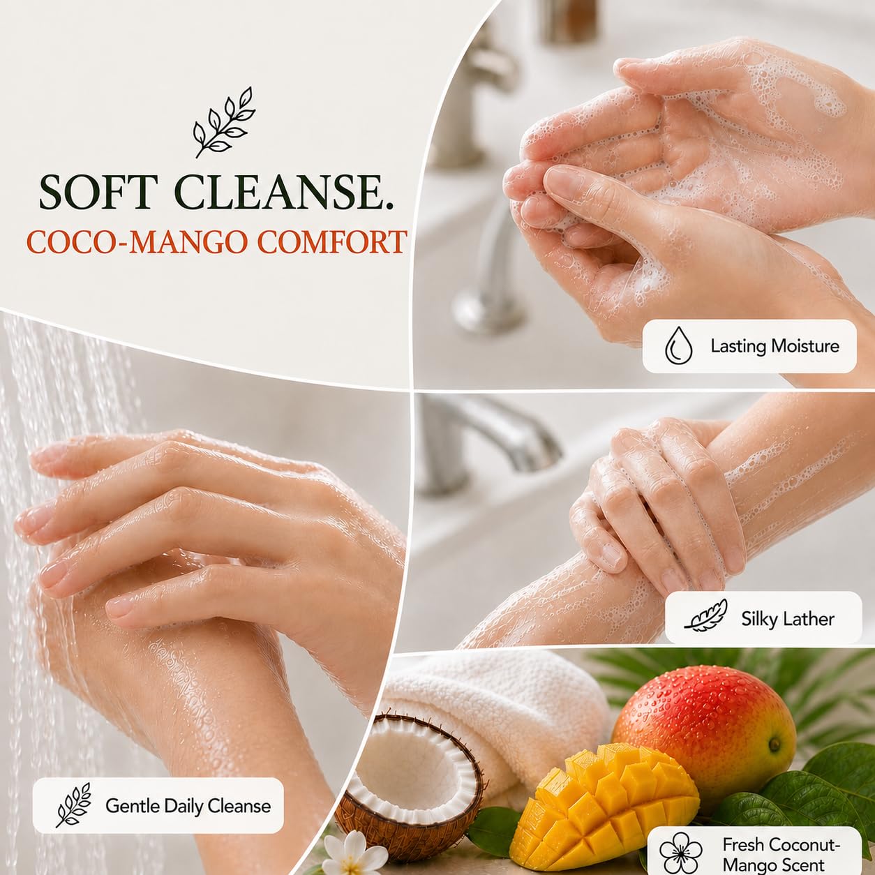 Ginger Lily Farms product placed in spa setting promoting calm scent