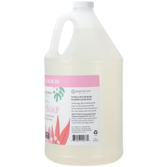 Ginger Lily Farms label close-up displaying ingredients and clean formula benefit