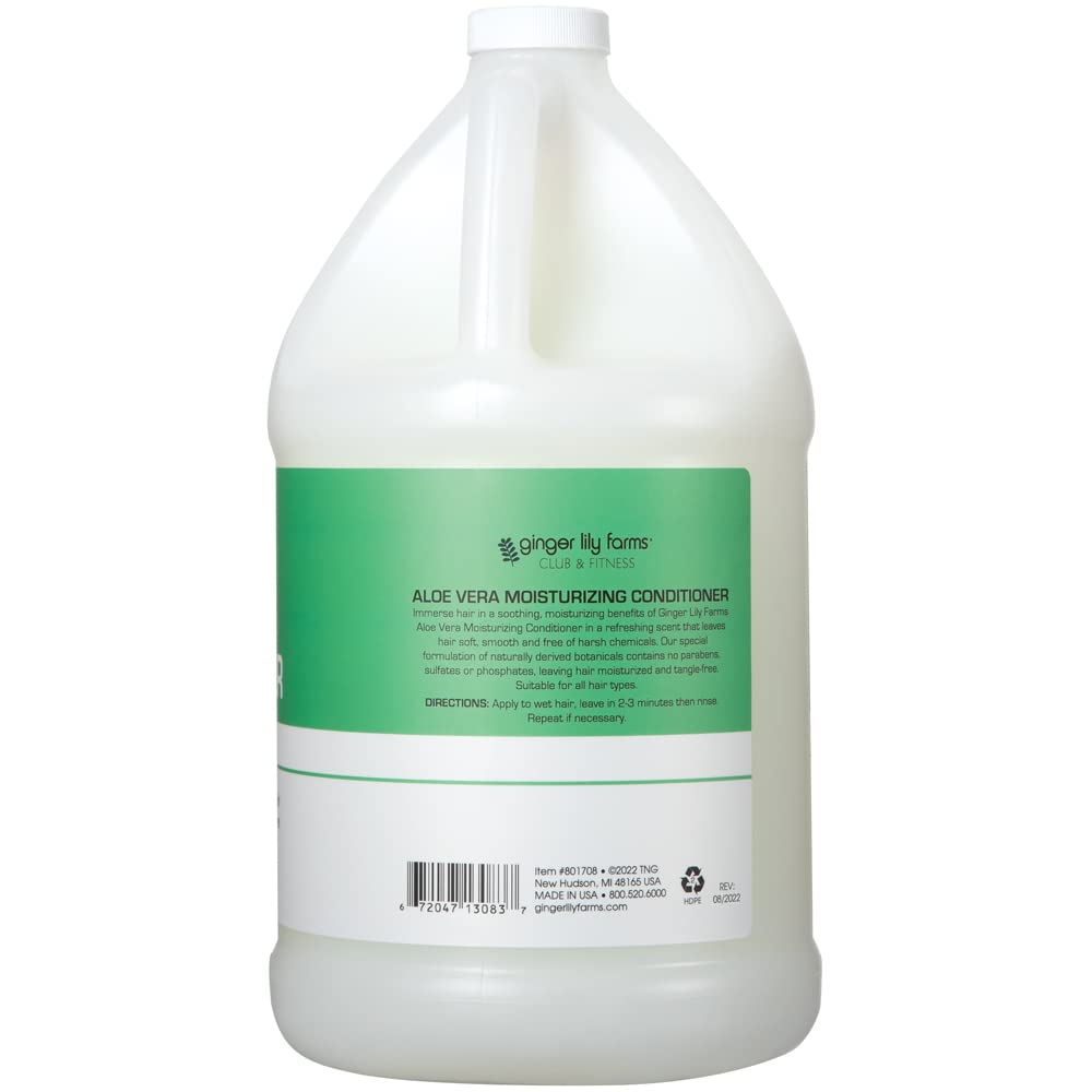 Ginger Lily Farms pouring from jug into dispenser for easy bulk refills