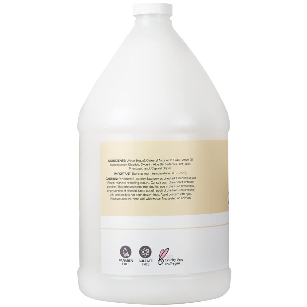 Close-up of conditioner texture highlighting smooth moisturizing consistency