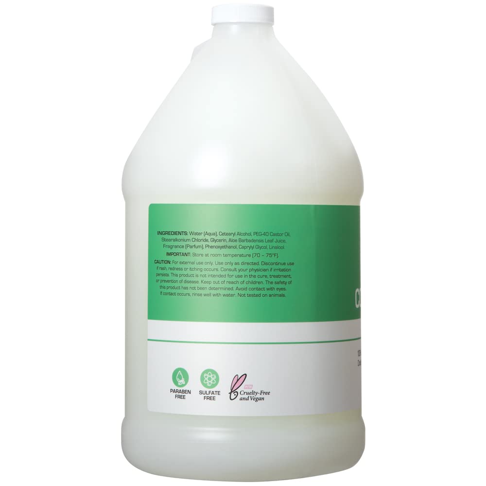 Ginger Lily Farms conditioner texture close-up showing creamy hydration benefit