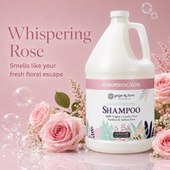 Ginger Lily Farms creamy lather texture demonstrating moisturizing foam