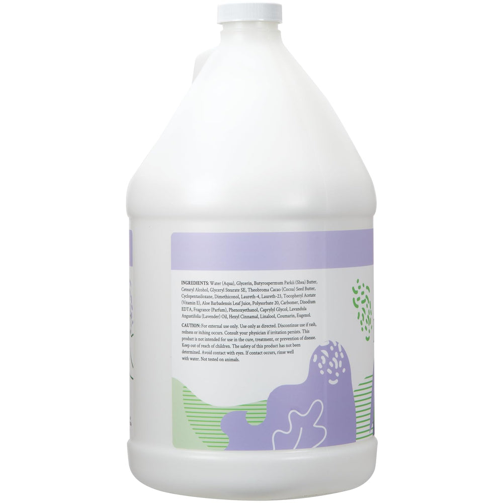 Ginger Lily Farms lotion texture swatch showing lightweight absorption benefit