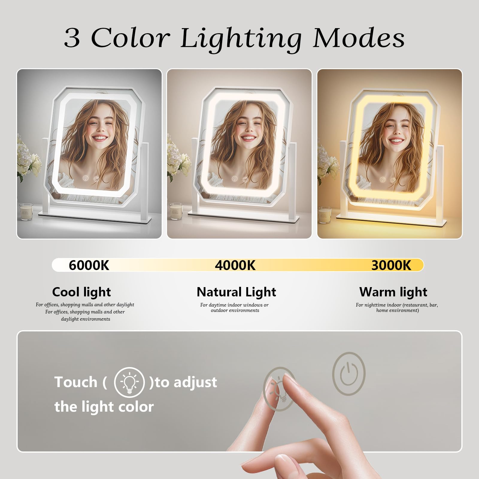 GioeDa 10x detachable magnifier close-up for precise makeup benefits
