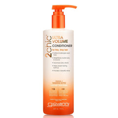 GIOVANNI front packaging showing product and volume benefits