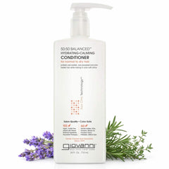 GIOVANNI conditioner in shower setting demonstrating hydration and easy rinsing benefit
