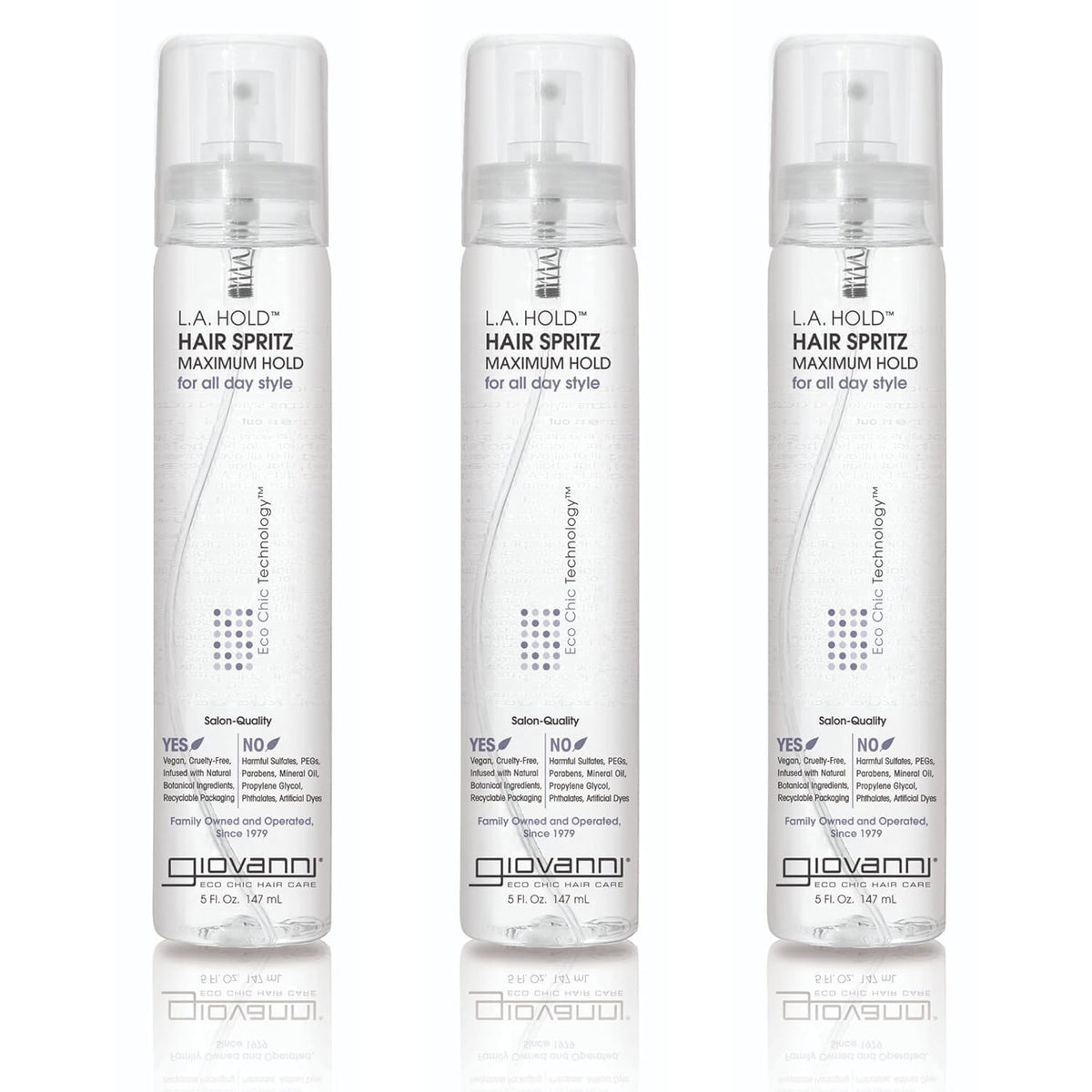 GIOVANNI front packaging showing label and eco-friendly benefit