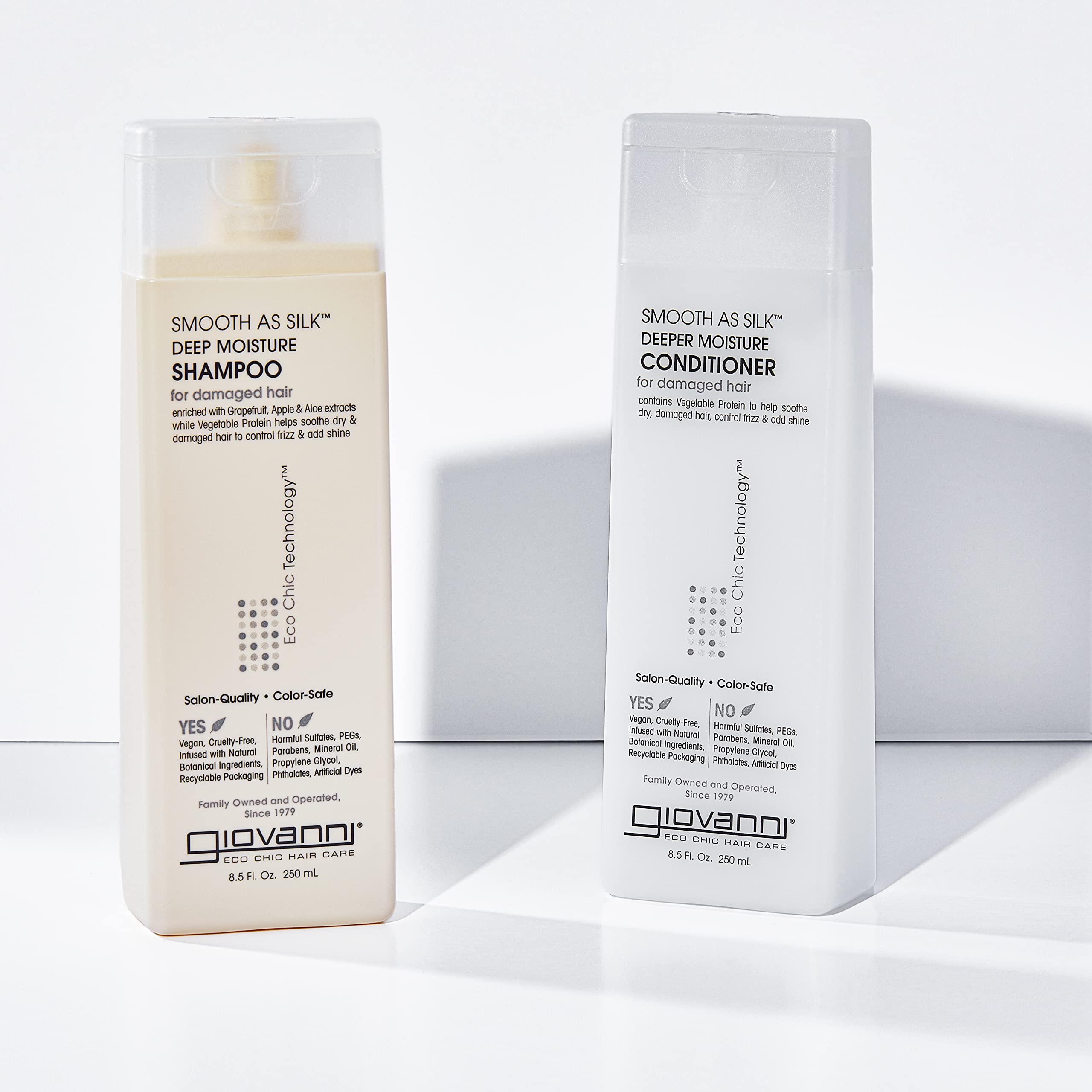 giovanni shampoo lather in wet hair demonstrating gentle cleansing