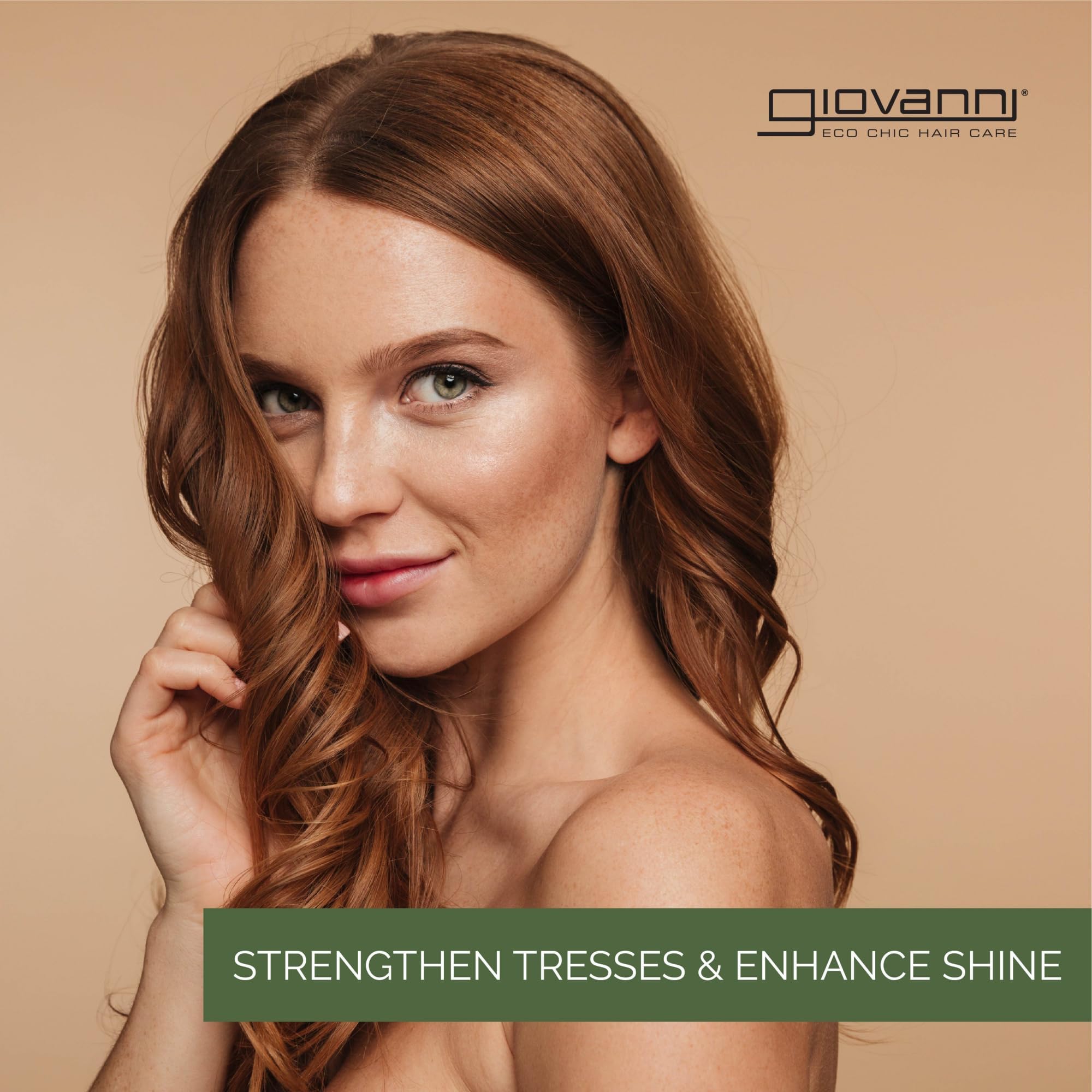 GIOVANNI shampoo lather on hand showing clarifying foam and gentle cleanse benefit