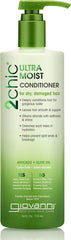 GIOVANNI conditioner front bottle showing moisturizing benefits