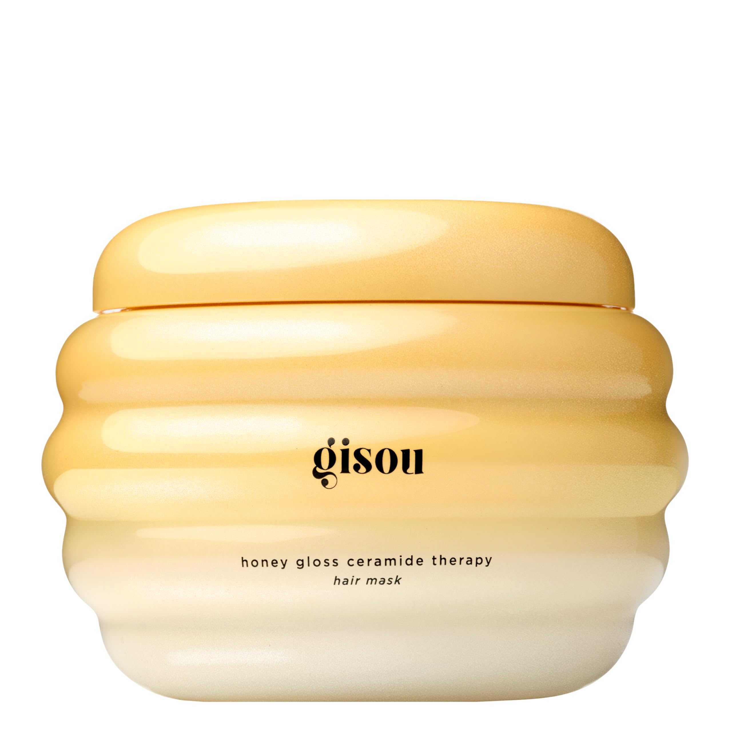 Gisou jar front view showing premium packaging and brand benefit