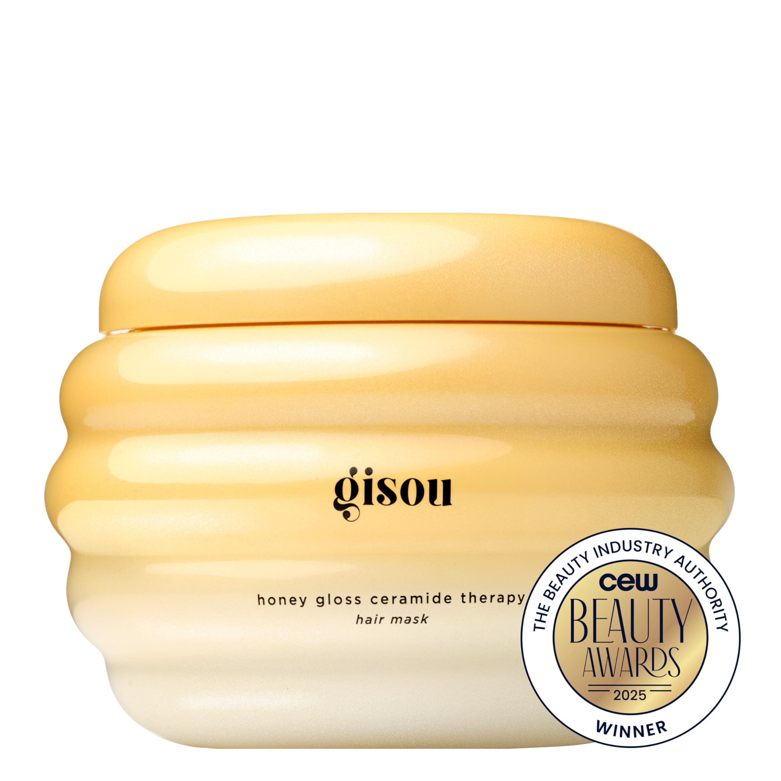 Gisou before-and-after lifestyle shot demonstrating glossy shine