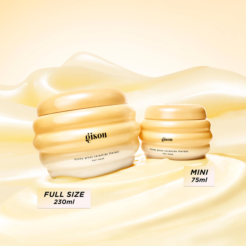 Gisou label close-up highlighting ingredients and quality assurance