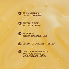 Gisou shampoo lather demonstrating rich foam and gentle cleansing benefit