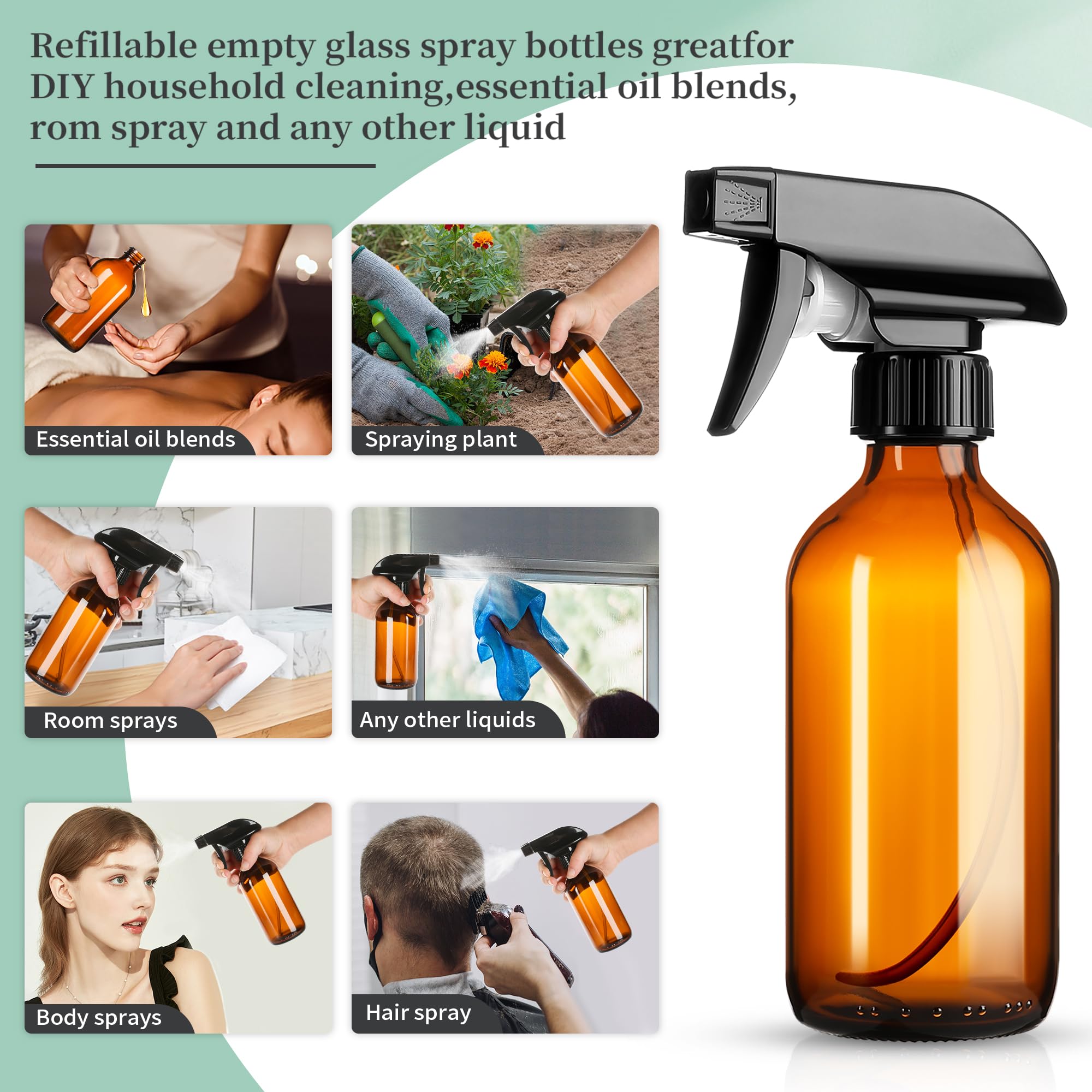 GIVAMEIHF amber bottle glass thickness close-up for durability and light protection