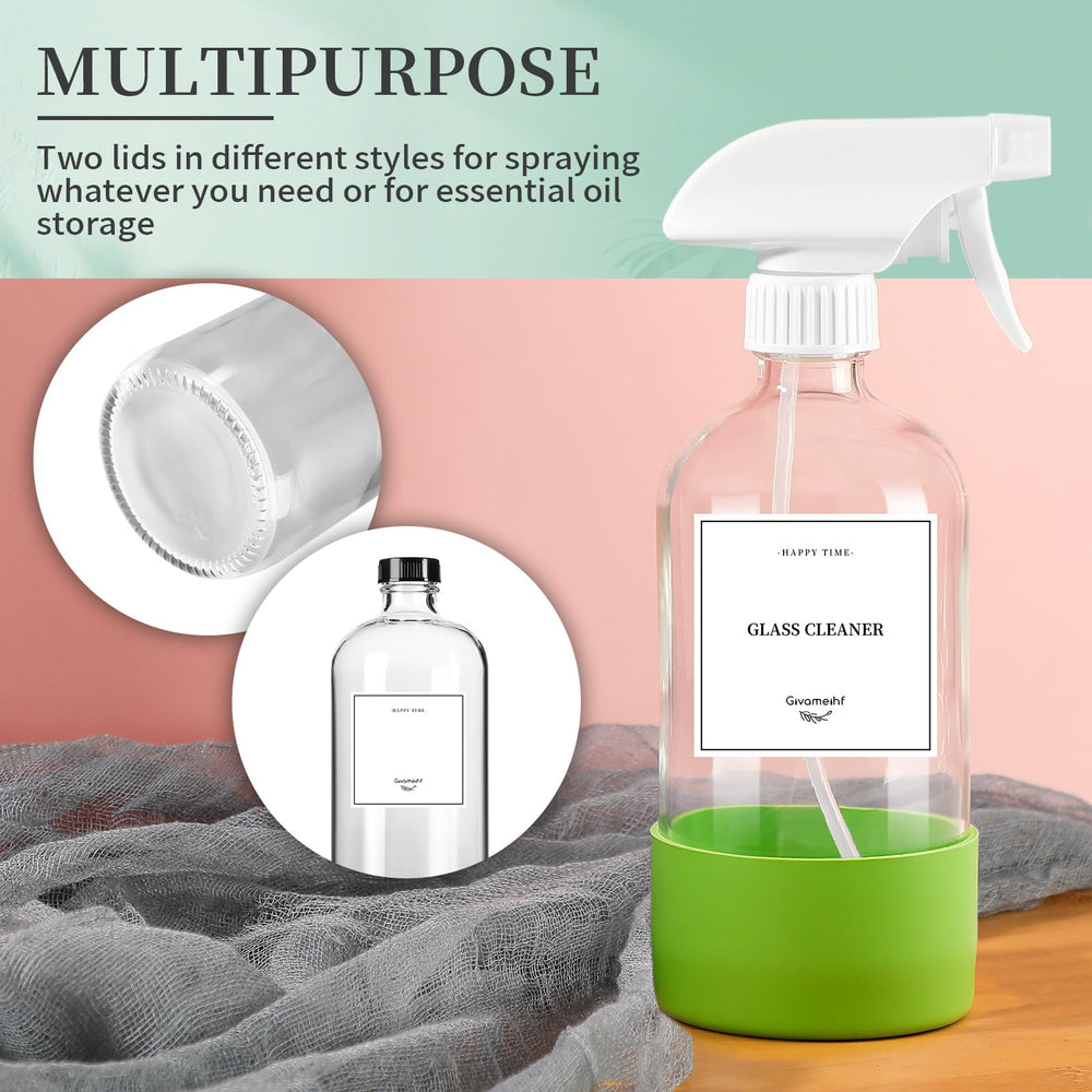 GIVAMEIHF 16oz bottle beside a hand to show true size and capacity benefit